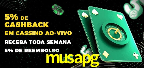 Promoções do cassino ao Vivo musapg
